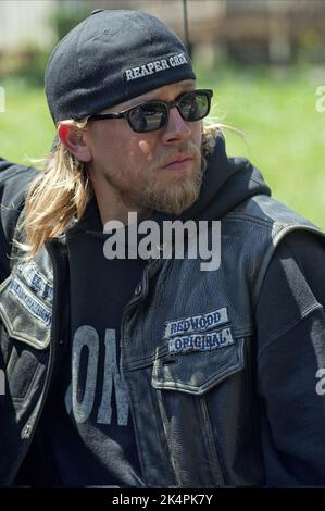 CHARLIE HUNNAM, fils de l'anarchie, 2008 Banque D'Images