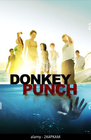 ROBERT BOULTER, SIAN BRECKIN, TOM BURKE, NICHOLA BURLEY, Julian Morris, JAY TAYLOR, JAIME WINSTONE, DONKEY PUNCH, 2008 Banque D'Images