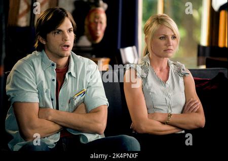 KUTCHER,DIAZ, CE QUI SE PASSE À VEGAS, 2008 Banque D'Images