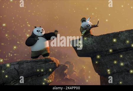 PANDA, SHIFU, KUNG FU PANDA, 2008 Banque D'Images