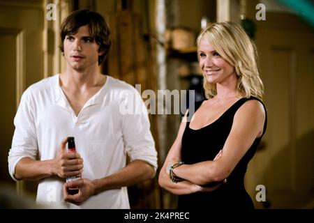 KUTCHER,DIAZ, CE QUI SE PASSE À VEGAS, 2008 Banque D'Images