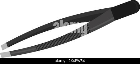 Brucelles noires, illustration, vecteur sur fond blanc. Illustration de Vecteur