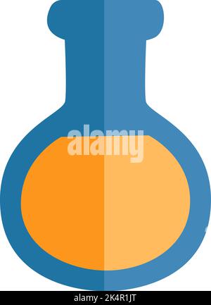 Classe de chimie scolaire, illustration, vecteur sur fond blanc. Illustration de Vecteur