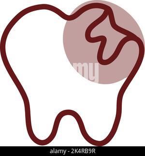 Endoloris, illustration, vecteur sur fond blanc. Illustration de Vecteur