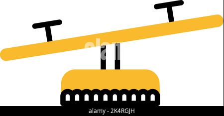 Lacet jaune, illustration, vecteur sur fond blanc. Illustration de Vecteur