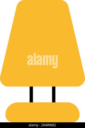 Lampe de l'appareil, illustration, vecteur sur fond blanc. Illustration de Vecteur