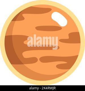 Mercure spatial, illustration, vecteur sur fond blanc. Illustration de Vecteur