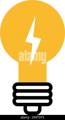 Paiement de facture électrique, illustration, vecteur sur fond blanc. Illustration de Vecteur