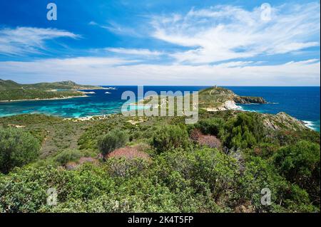 Cap Malfatano, Teulada, Sardaigne, Italie, Europe Banque D'Images