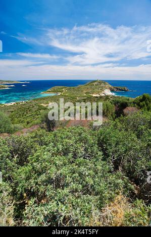 Cap Malfatano, Teulada, Sardaigne, Italie, Europe Banque D'Images