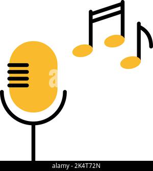 Genre de film musical, illustration, vecteur sur fond blanc. Illustration de Vecteur