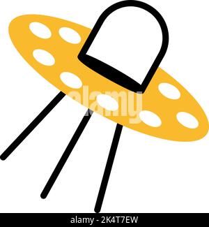 Film SCI fi genre, illustration, vecteur sur fond blanc. Illustration de Vecteur