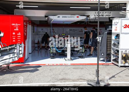 ALFA ROMERO Pit Lane GP FRANCE 2022, le Castellet, FRANCE, 21/07/2022 Florent 'MrCrash' B. Banque D'Images