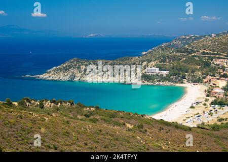 Solanas, Sinnai, Sardaigne, Italie Banque D'Images