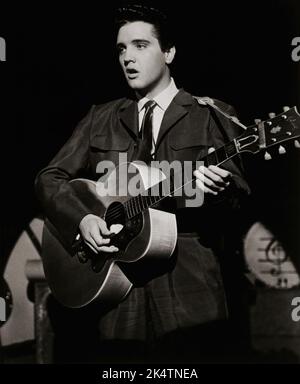 Elvis Presley dans 'King Creole' (Paramount, 1958). Photo publicitaire. Banque D'Images