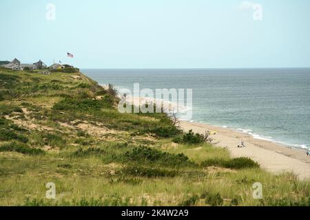 station de radio guglielmo marconi à cape cod bord de mer à massachussets Banque D'Images