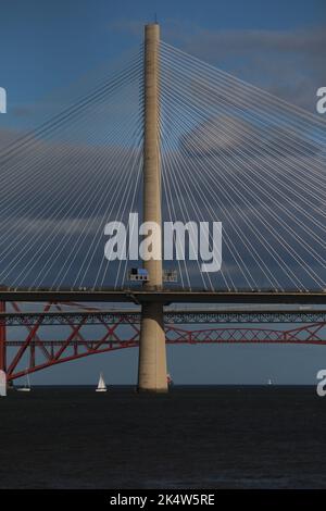 Forth River Crossings, Écosse Banque D'Images