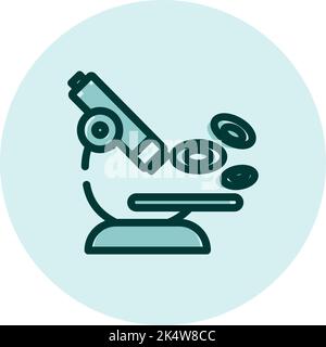 Laboratoire médical, illustration, vecteur sur fond blanc. Illustration de Vecteur