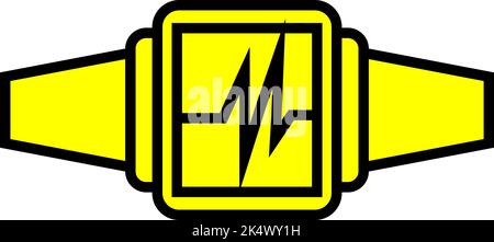 Montre de gym, illustration, vecteur sur fond blanc. Illustration de Vecteur