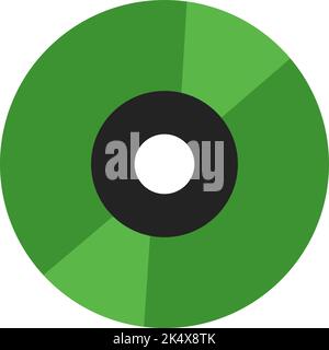 CD vidéo, illustration, vecteur sur fond blanc. Illustration de Vecteur