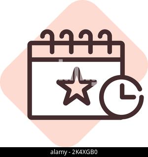 Application de conservation d'événements, illustration, vecteur sur fond blanc. Illustration de Vecteur