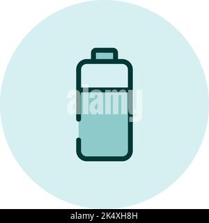 Icône de batterie, illustration, vecteur sur fond blanc. Illustration de Vecteur