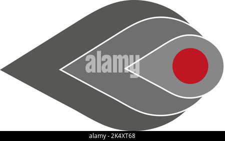 Déposez le logo, l'illustration et le vecteur sur un fond blanc. Illustration de Vecteur