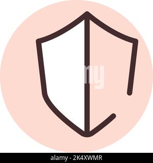 Sécurité de la loi, illustration, vecteur sur fond blanc. Illustration de Vecteur