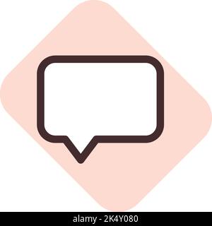 Commentaire, illustration, vecteur sur les réseaux sociaux sur fond blanc. Illustration de Vecteur