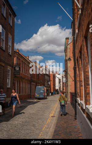 La vieille ville de Hull et le quartier des musées, Kingston-upon-Hull, East Yorkshire, Royaume-Uni Banque D'Images