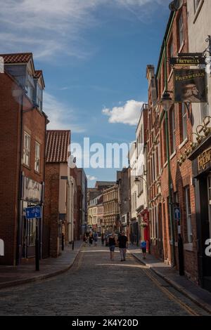 La vieille ville de Hull et le quartier des musées, Kingston-upon-Hull, East Yorkshire, Royaume-Uni Banque D'Images