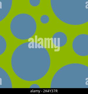 Motif abstrait sans couture avec différentes boules grises colorées sur l'applique Banque D'Images