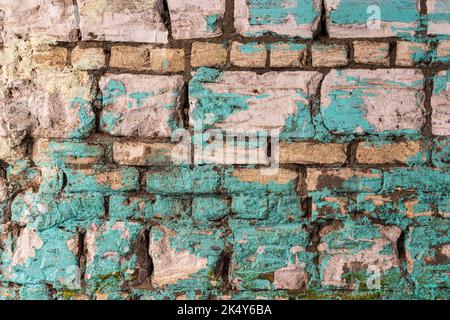 Manshiyat Naser, ville des ordures, le Caire, Égypte. Mur de briques sur un bâtiment à Manshiyat Naser, ville des ordures. Banque D'Images