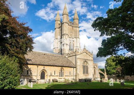 Église Saint-Sampson, Bath Road, Cricklade, Wiltshire, Angleterre, Royaume-Uni Banque D'Images