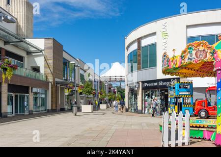 Centre commercial Willow place, George Street, Corby, Northamptonshire, Angleterre, Royaume-Uni Banque D'Images