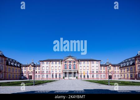 Le corps de logis du Palais baroque de Bruchsal (Schloss Bruchsal), également appelé Damiansburg, à Bruchsal, en Allemagne Banque D'Images