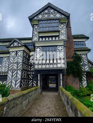 Congleton, Royaume-Uni - 30 juillet 2022 : salle Little Moreton près de Congleton, Cheshire Banque D'Images