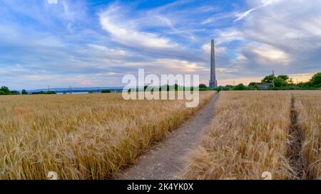 Portchester, Royaume-Uni - 8 juillet 2022: Monument Nelson, Portsdown Hill, Hampshire, Royaume-Uni Banque D'Images