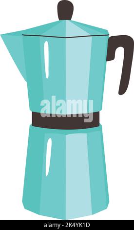 Icône représentant une cafetière. Outil de cuisine Illustration de Vecteur