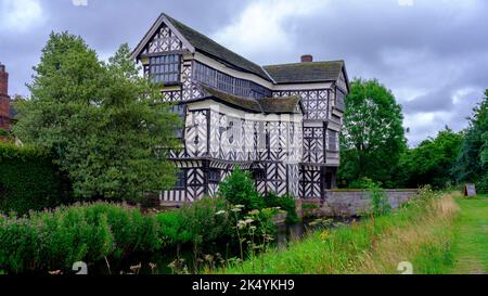 Congleton, Royaume-Uni - 30 juillet 2022 : salle Little Moreton près de Congleton, Cheshire Banque D'Images