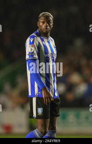 Plymouth, Royaume-Uni. 04th octobre 2022. Dominic Iorfa #6 de Sheffield mercredi pendant le match Sky Bet League 1 Plymouth Argyle vs Sheffield mercredi à Home Park, Plymouth, Royaume-Uni, 4th octobre 2022 (photo de Gareth Evans/News Images) à Plymouth, Royaume-Uni le 10/4/2022. (Photo de Gareth Evans/News Images/Sipa USA) Credit: SIPA USA/Alay Live News Banque D'Images