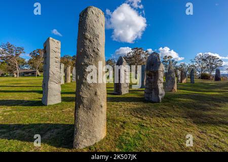 The Standing Stones, site du Celtic Festival à Glen Innes, dans le nord de la nouvelle-galles du Sud, en australie Banque D'Images