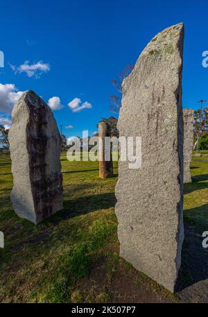 The Standing Stones, site du Celtic Festival à Glen Innes, dans le nord de la nouvelle-galles du Sud, en australie Banque D'Images