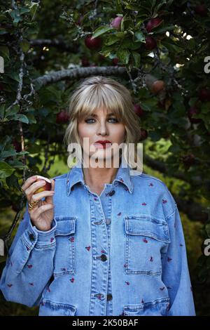 L'actrice suédoise et ancien modèle Carolina Gynning joue Ludmilla dans le film de Ruben Ostlund 'Triangle de la tristesse'.photo: Magnus Ragnvid / TT / code 11169 Banque D'Images