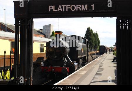 GWR Pannier 1501 Banque D'Images