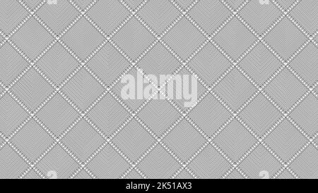 Tendance moderne sans couture ligne cercle forme motif noir et blanc- pour fond d'écran résumé art illustration tissu design - vecteur Illustration de Vecteur