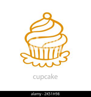 Illustration du vecteur Cupcake Illustration de Vecteur