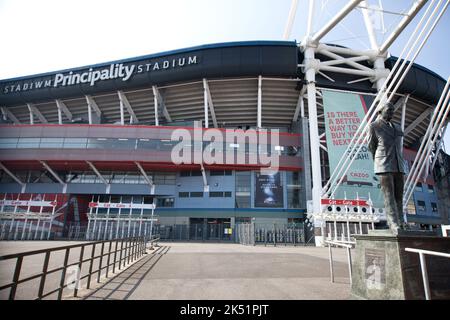 Stade de la Principauté à Cardiff, pays de Galles, Royaume-Uni Banque D'Images