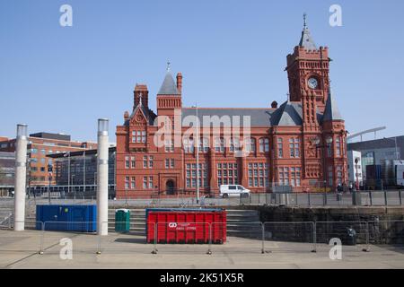 Le bâtiment Pierhead à Cardiff Bay, Cardiff, pays de Galles, au Royaume-Uni Banque D'Images