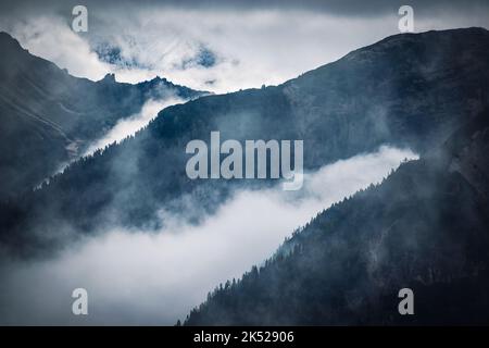 quelques vues fantastiques à pied du tre cime di lavaredo Banque D'Images